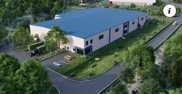 Rendering of the new Choice Films studio in the Town of Montgomery